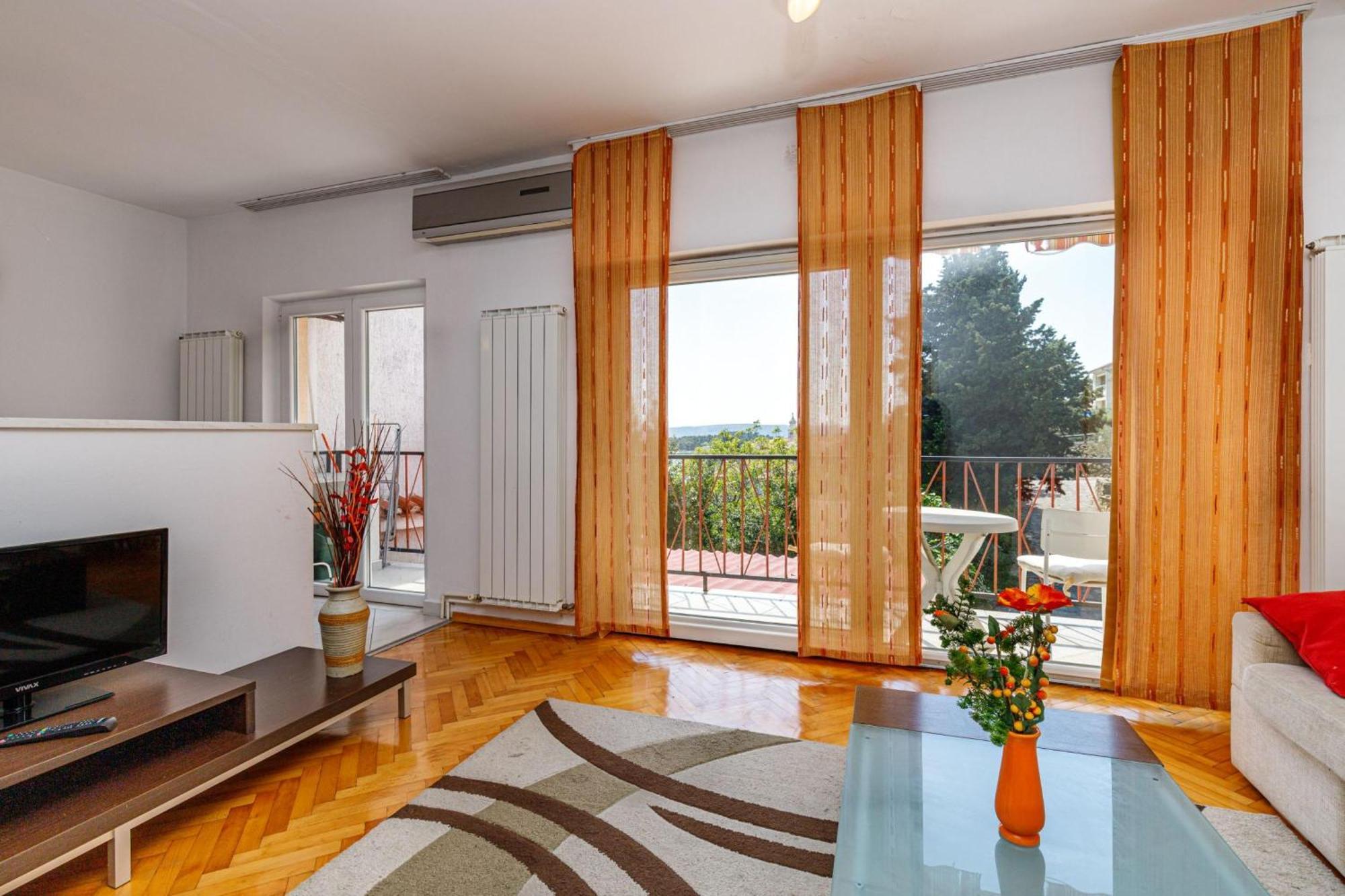Seaview Apartment Tina Krk Island - Happy Rentals Krk Town Esterno foto