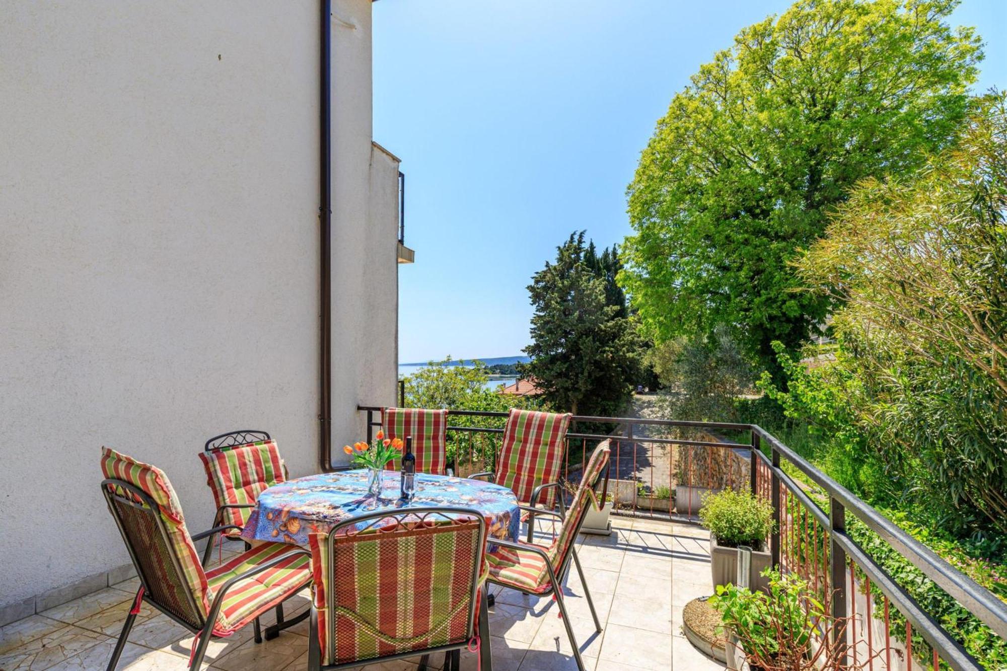 Seaview Apartment Tina Krk Island - Happy Rentals Krk Town Esterno foto