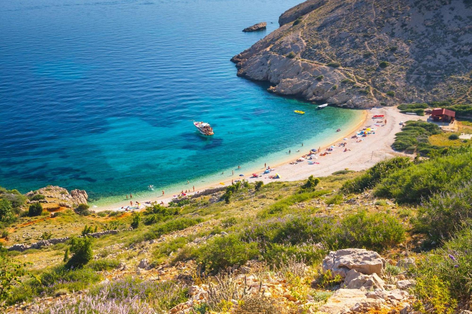 Seaview Apartment Tina Krk Island - Happy Rentals Krk Town Esterno foto